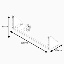 Soundcart 3U 19 inch Rack Adapter