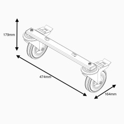 Soundcart Front 6 inch Caster Wheels